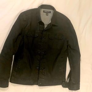 KENNETH COLE NY Black denim jacket (size L)